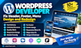 fix wp header, footer, wp bakery, mega menu, redesign, elementor