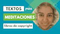 textos para meditaciones sin copyright para uso comercial