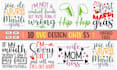 do svg design bundle with cutting files for etsy and others