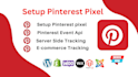 setup pinterest pixel and conversion api ecommerce tracking vai GTM