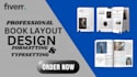 do book formatting, book layout design, book typesetting