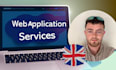develop a professional web app