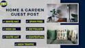 do home and garden guest post on high da, high traffic with dofollow backlinks