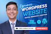 create wordpress website design and development