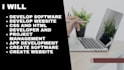 be software developer, create website, css developer and development of projects
