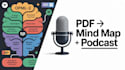 create synchronized bilingual custom mind map and podcast from your PDF