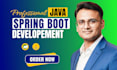 be your java spring boot developer for scalable backend and microservices