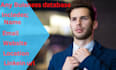 create b2b leads, linkedin leads and prospect email list
