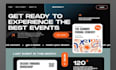 create event website, ticket selling website, event management website