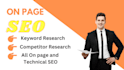 do website onpage SEO and technical optimization service of wordpress