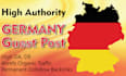 do german guest posts on high da, DR pure german blogs