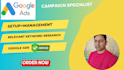setup and manage google ads PPC adwords campaign