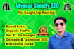do advance shopify SEO for google top ranking