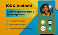 do ios and android mobile app, mobile app development, flutter