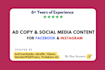 write effective ad copy, social media content for facebook, instagram