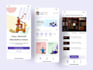 create a mobile app design in figma for online courses