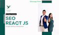 rank up react js with SEO optimization