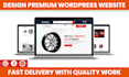 design premium wordpress website with divi, or elementor pro
