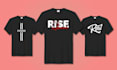 do simple typography t shirt design