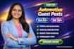 provide guest posts on auto, truck blog with a da60