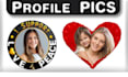 create profile picture with beautiful round frame