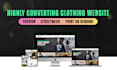 design shopify clothing store streetwear website  fashion store y2k website