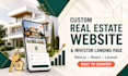 build a custom real estate website and investor landing page