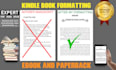 do book formatting, layout design and ebook for KDP