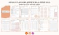 design printable planner and journal for etsy and KDP in canva