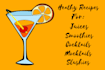 write unique drink recipes for any occasion