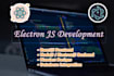 develop a cross platform desktop apps using electronjs and react