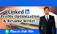 optimize linkedin profile and update resume