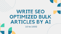 write bulk SEO optimized articles using ai