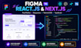 convert figma to react next js tailwind CSS responsive website