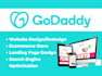 create, design, and revamp your godaddy website for an online presence