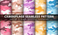 create custom camouflage, army seamless pattern