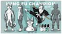 draw amazing furry character reference sheet