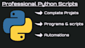 create a complete python project, scripts