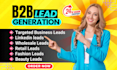 generate targeted b2b business construction fashion beauty retail wholesale lead