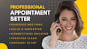 be your linkedin sales manager and appointment setter