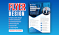 do professional business flyer leaflet or poster design