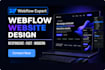 design webflow website, fix webflow website, webflow expert