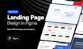 design a high converting landing page in figma