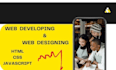 develop responsive website in HTML CSS javascript react node nextjs