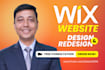 build wix website design, redesign and create wix website development