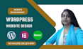 build a responsive wordpress website for your business