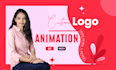 do a unique custom logo animation