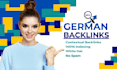 provide white hat german guest post with dofollow german backlinks