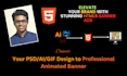 do animated HTML5 banner ads from PSD to elevate your brand reach