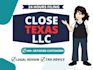 close texas llc, terminate, dissolve it